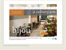 Tablet Screenshot of bijourestaurant.com